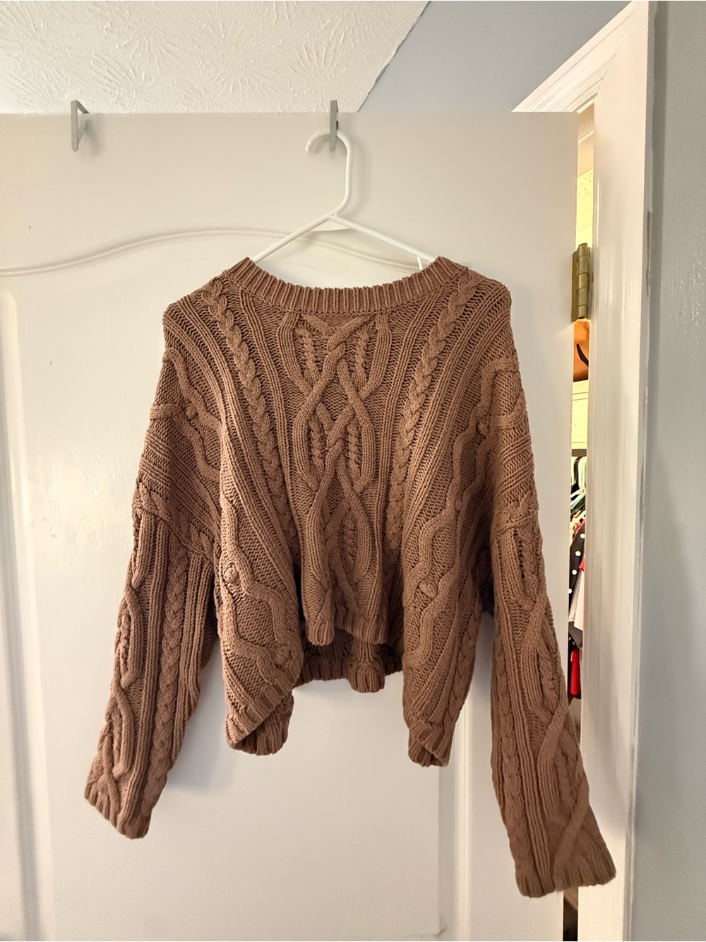 Chunky Brown Sweater